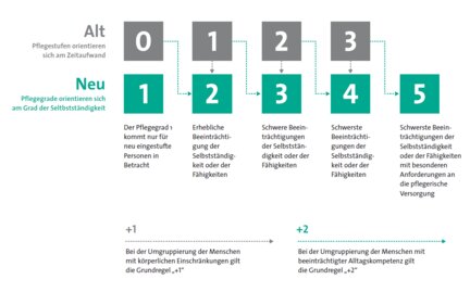 Grafik Pflegestufe
